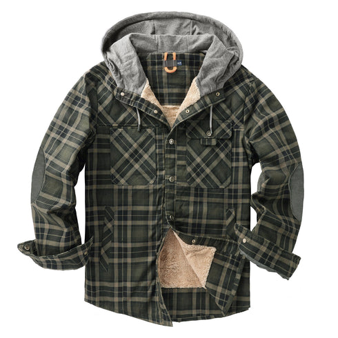 Men‘s Warm Pocket Casual Hoodie Jacket Outwear