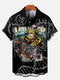 Men's Cartoon Funny Graphic Short Sleeve Hawaiian Shirt