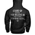 Men's Stand Up Printed Gym Hoodie