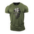 Men's Skeleton Spartan Cotton T-Shirt