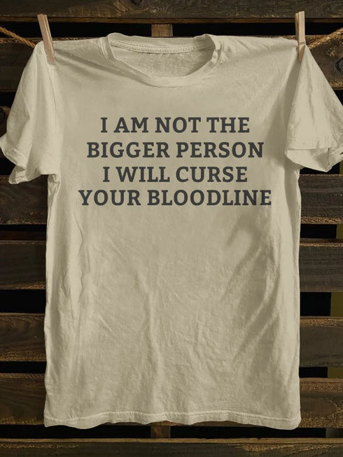Unisex I Will Curse Your Bloodline T-shirt