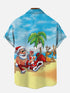Men's Christmas Funny Graphic Short Sleeve Hawaiian Shirt