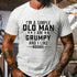 Men's I'm A Simple Old Man I Am Grumpy And I Like T-Shirt