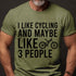 Men's I Like Cycling And Maybe Like 3 People T-Shirt