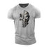 Men's Skeleton Spartan Cotton T-Shirt