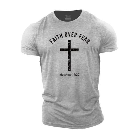 Men's Faith Over Fear Cotton T-Shirt