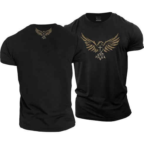 Men's Soaring Eagles Cotton T-Shirt