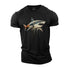 Men's Colorful Shark Cotton T-Shirt