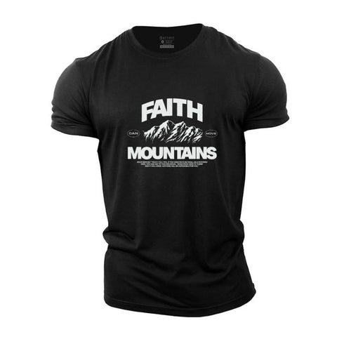 Men's Jesus Can Move Mountain Cotton T-Shirt