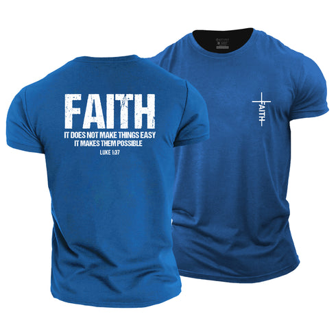 Men's Faith Cotton T-Shirt
