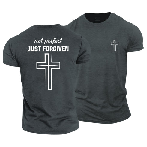 Men's Not Perfect Just Forgiven Cotton T-Shirt