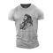 Men's Jesus And Lion Cotton T-Shirt