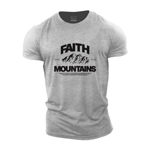 Men's Jesus Can Move Mountain Cotton T-Shirt