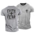 Men's Faith Over Fear Cotton T-Shirt