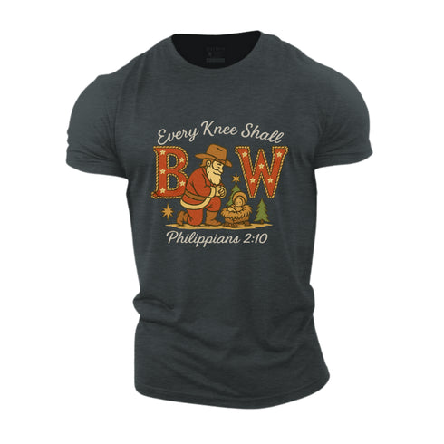 Men's Every Knee Shall Bow Cotton T-Shirt