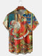 Men's Christmas Funny Graphic Short Sleeve Hawaiian Shirt