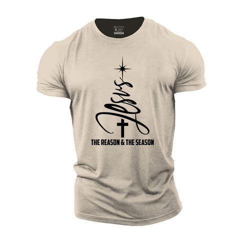Men's THE REASON & THE SEASON Cotton T-Shirt