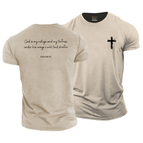Men's PSALMS 91 Cotton T-Shirt