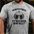 Men's Im Into Fitness Fitting This Beer in My Belly T-Shirt