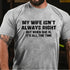 Men's Im Into Fitness Fitting This Beer in My Belly T-Shirt
