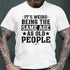 Men's It's Weird Being The Same Age As Old People Funny Retro T-Shirt