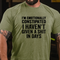 Men's I'm Emotionally Constipated Funny Saying Sarcastic T-Shirt