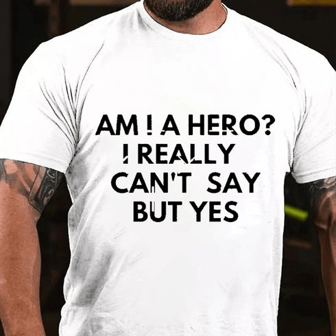 Men's AM I A HERO Print T-shirt