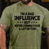 Men's I'm a bad influence but we're gonna have a lot of fun Cotton T-Shirt