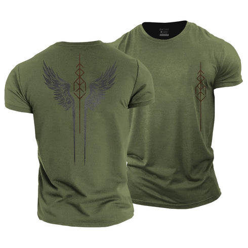 Men's Viking Valkyrie Cotton T-Shirt
