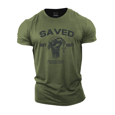 Men's Saved Not Soft Cotton T-Shirt