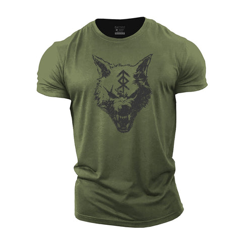 Men's Viking Home Protection Rune Cotton T-Shirt