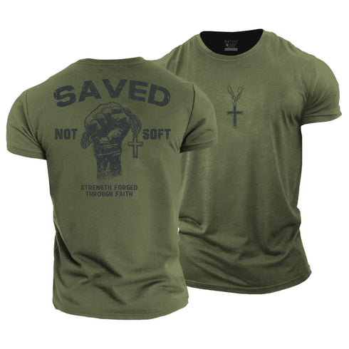 Men's Saved Not Soft Cotton T-Shirt