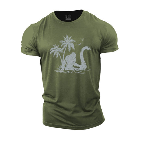 Men's Sasquatch Summer Cotton T-Shirt