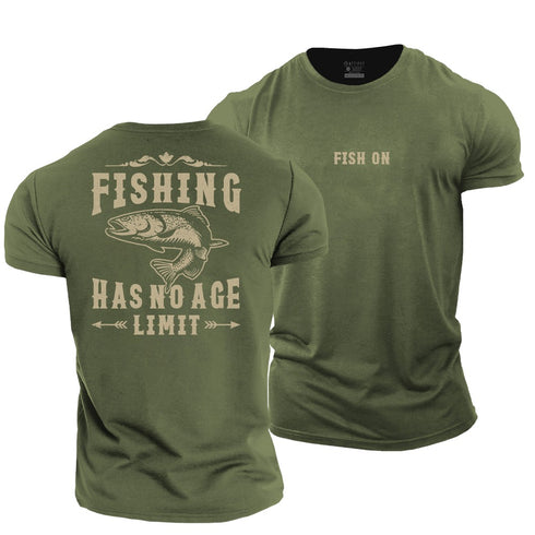 Men's Fishing Has No Age Limit Cotton T-Shirt
