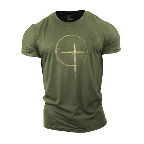 Men's Simple Cross Cotton T-Shirt
