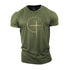 Men's Simple Cross Cotton T-Shirt