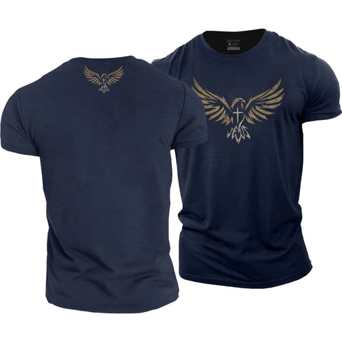 Men's Eagle Jesus Cotton T-Shirt