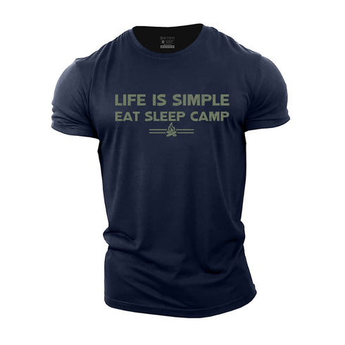 Men's Life Is Simple Cotton T-Shirt