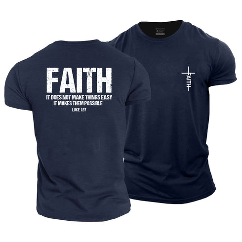Men's Faith Cotton T-Shirt