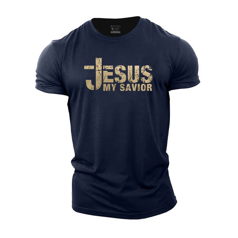 Men's Jesus My Savior Cotton T-Shirt