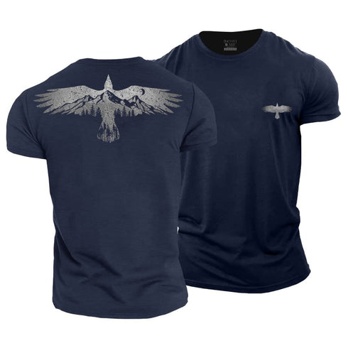 Men's Soaring Eagle Cotton T-Shirt