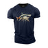 Men's Colorful Shark Cotton T-Shirt