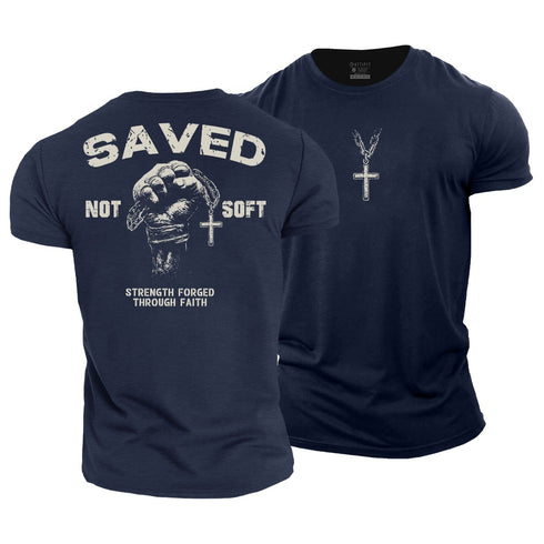 Men's Saved Not Soft Cotton T-Shirt