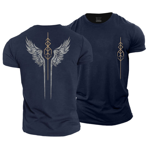 Men's Viking Valkyrie Cotton T-Shirt