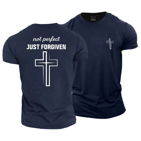 Men's Not Perfect Just Forgiven Cotton T-Shirt