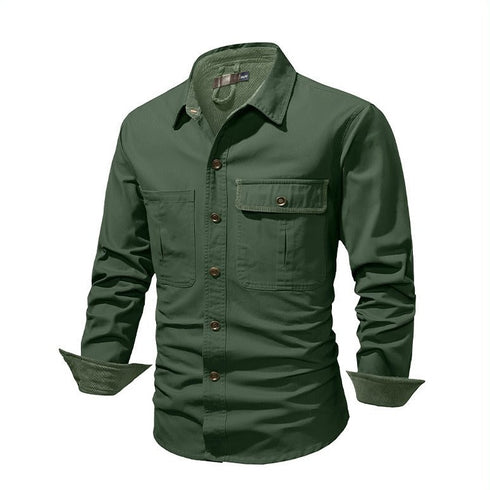 Men‘s Vintage Casual Outdoor Cargo Shirt
