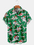 Men's Christmas Funny Graphic Short Sleeve Hawaiian Shirt