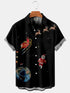 Men's Christmas Funny Graphic Short Sleeve Hawaiian Shirt