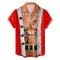 Men's Christmas Funny Graphic Short Sleeve Hawaiian Shirt