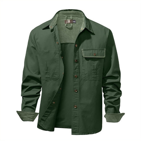 Men‘s Vintage Casual Outdoor Cargo Shirt